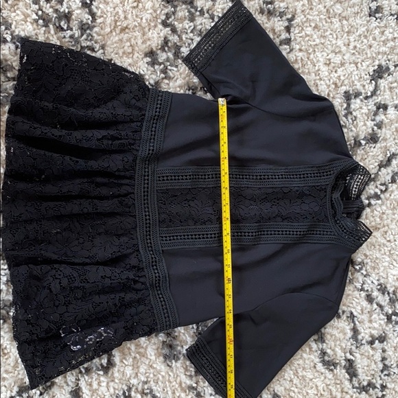 NWOT Zara Lace Peplum Blouse - Picture 8 of 14